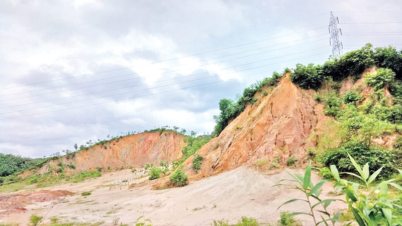 Combating landslide 
in Ctg hill areas 
