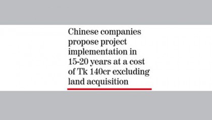 3 Chinese firms to clean, restore Dhaka Circular Waterway 