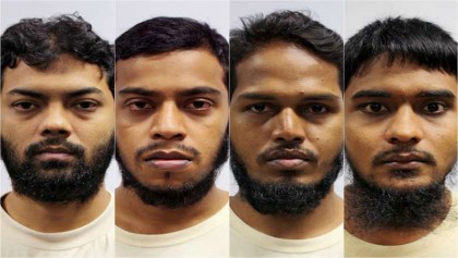 4 Bangladeshis 
jailed in S’pore