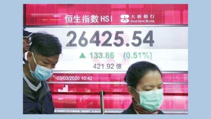 Asia markets mostly up as central banks prepare virus response