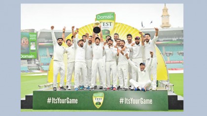 India win first-ever Test series in Australia
