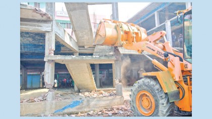 BCC demolishes part of  building