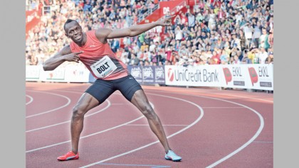 Bolt bags 100m title at Ostrava in 9.98sec 
