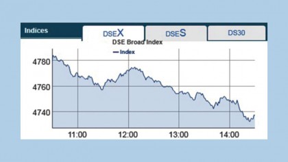 Bourses register downbeat
