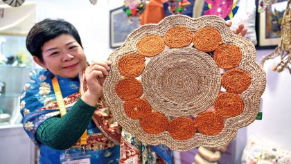 CIIE makes Bangladeshi jute products popular