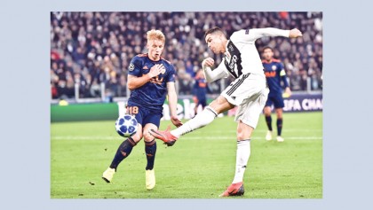 CR7 hits Champions League century
