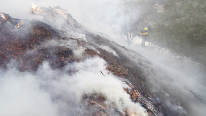 California wildfires Ash rains in California wildfire battle