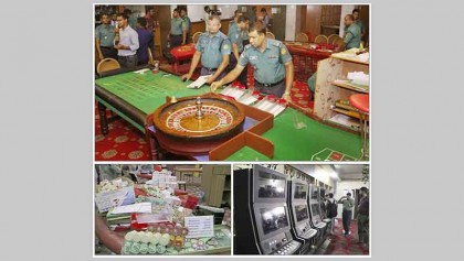 Casino equipment seized from four sporting clubs in capital
