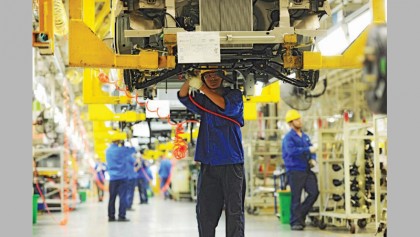 China�s industrial output growth wanes
