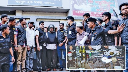 Councillor Manju held; pistols, yaba seized