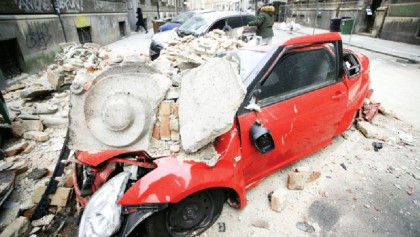 Powerful quake damages buildings in Croatia 