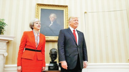 Donald Trump's 2018 UK visit 