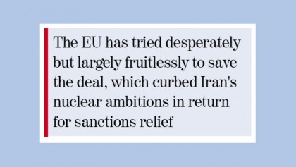Reverse nuclear deal breaches