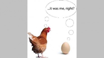 Which came first?
