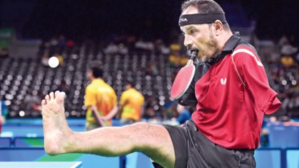 Egyptian armless TT ‘legend’ is in a class apart 