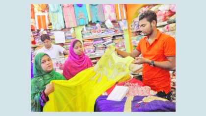 Eid shopping gains momentum in Tangail, Jashore