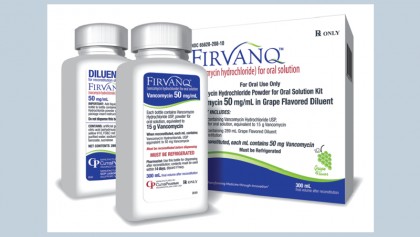 FDA approves of Firvanq (vancomycin) for treatment of Clostridium Difficile associated Diarrhea and S. Aureus Colitis