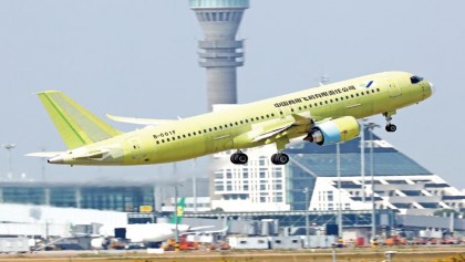 Test flight takes C919 closer to 
gaining prized airworthiness certification
