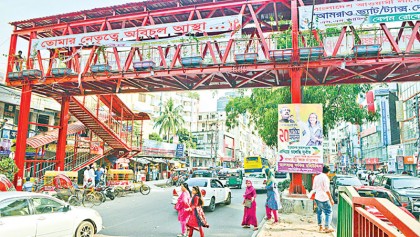 Footbridges underused in capital