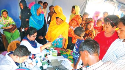 Free medical camp for Rohingyas 