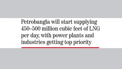 Full LNG supply from today