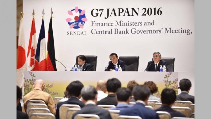 G7 warns over global economy as currency row flares