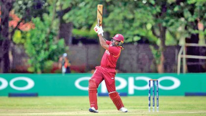 Gayle leads Windies past UAE 