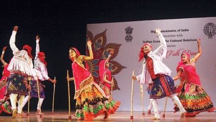 Gujarati folk dance evening held at Shilpakala