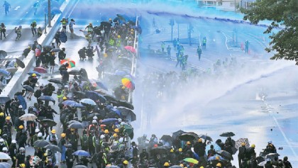 HK police deny street brawl ‘double standards’