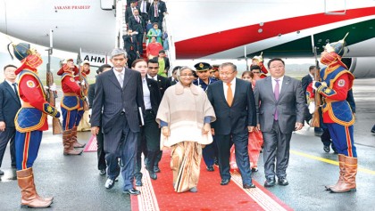 Hasina in Mongolia to attend ASEM