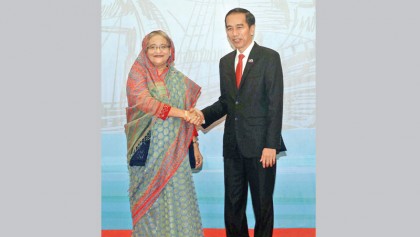 Hasina seeks Jakarta help 
