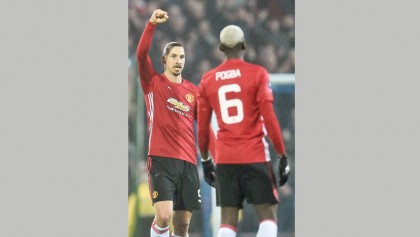 Ibra sends ManU to FA Cup last eight