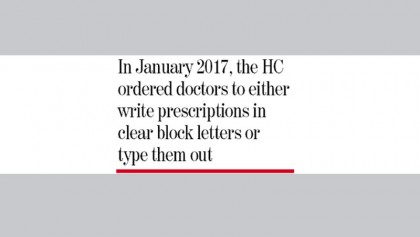 Illegible prescriptions irk patients, pharmacists
