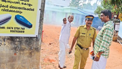 Desperate search for loved ones in India temple blast; 5 detained 