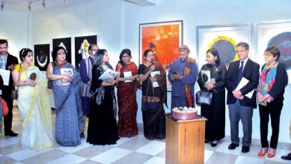 Int’l group art show begins at Gallery Cosmos