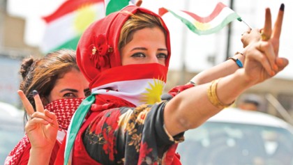 Iraq Kurds defy Baghdad in 
historic independence vote