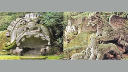 Italy’s mysterious medieval 
garden of monsters
