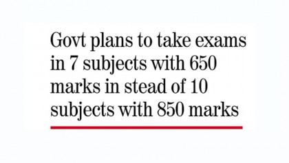 Number of subjects, marks in JSC exams to be pruned