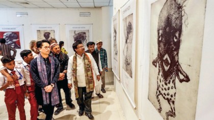 Japanese artist Toshihiko Ikdeda’s art show underway at BSA