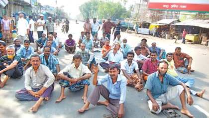 Jute mill workers continue strike 