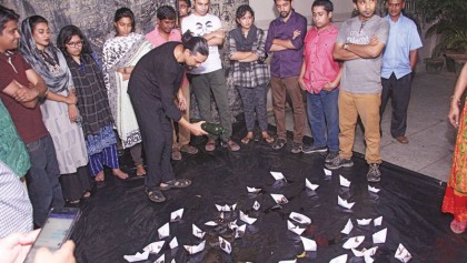 Kamruzzaman Shadhin’s performance, video installation show held at AFD