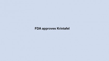 FDA approves Krintafel