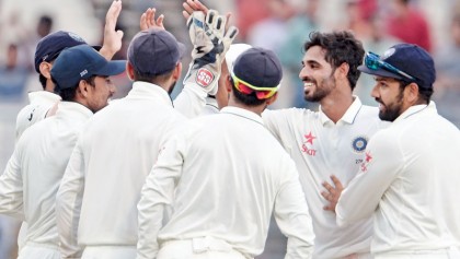 Kumar helps India gain upper hand in Kolkata