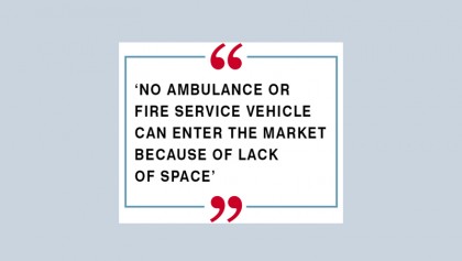 Langalbandh Bazar beset with problems