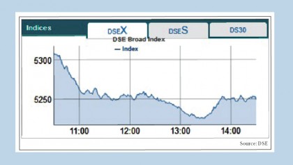 Large-cap price fall drives stocks further down 