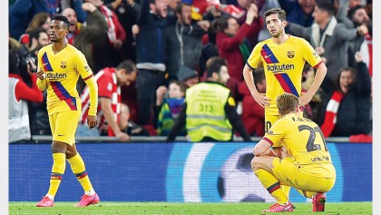 Late goal costs Barca cup