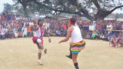 Lathi Khela With A Message