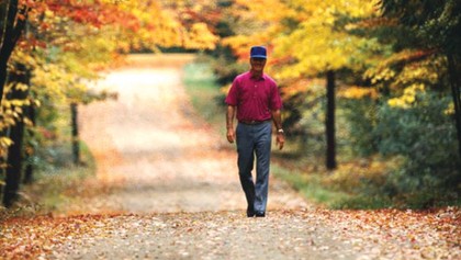 Turn over a new leaf this 
fall -- start exercising