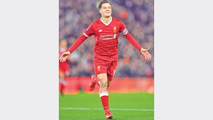 Coutinho inspires Liverpool rout 