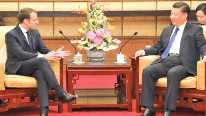 Macron endorses China’s Belt and Road Initiative with caution
